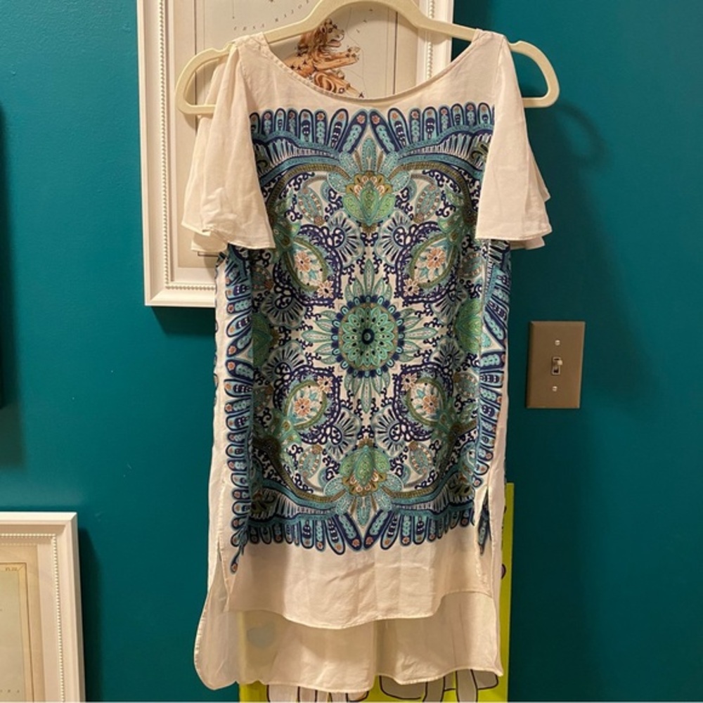 Maeve by Anthropologie patterned blouse